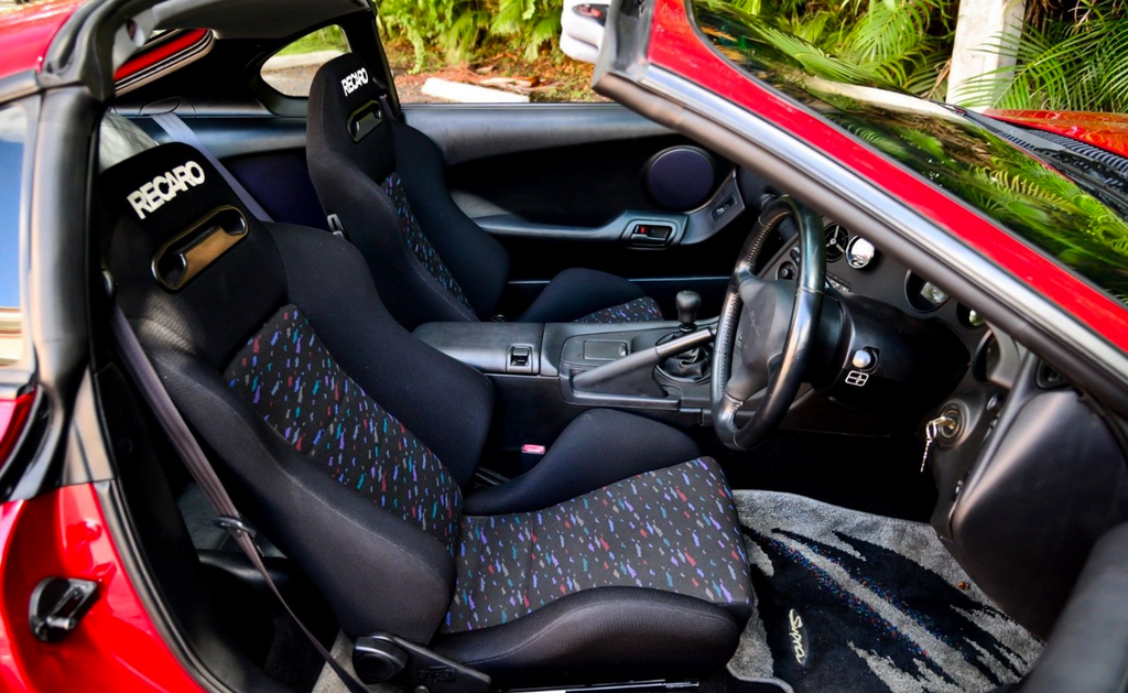 4pcs/set REC ARO Le Mans Confetti Fabric Mat Plush Rug Carpet Anti-Slip floor mats JDM car mats Pad Protector 4pcs/set REC ARO Le Mans Confetti Fabric Mat Plush Rug Carpet Anti-Slip floor mats JDM car mats Pad Protector